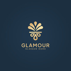Abstract luxury logo icon vector design. Universal creative premium symbol. for business identity.