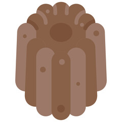 canele flat icon