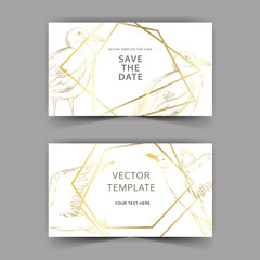 Vector Sky bird seagull in a wildlife. Black and white engraved ink art. Wedding background card decorative border.