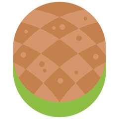 melonpan flat icon