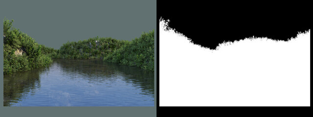 Mountains and lakes in many forms
