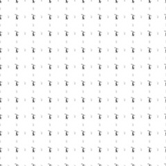 Square seamless background pattern from geometric shapes are different sizes and opacity. The pattern is evenly filled with black freestyle skiing symbols. Vector illustration on white background