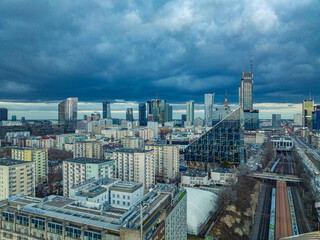 Warszawa © Drone in Warsaw