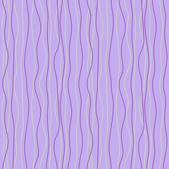 Lilac abstract background with curved lines - seamless pattern.
