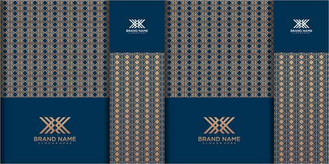 logo Luxury golden packaging design, luxury pattern logos for packaging design template. pattern for packaging design