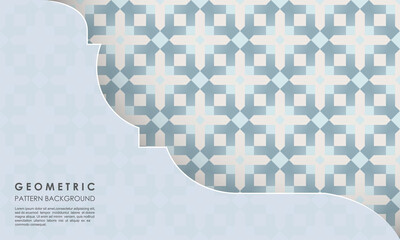 Geometric pattern islamic background concept