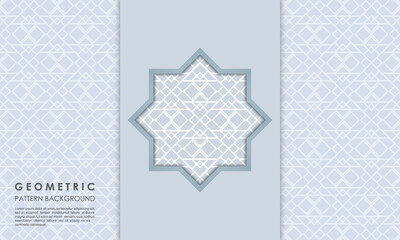 Fototapeta premium Geometric pattern islamic background concept