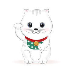 Obraz na płótnie Canvas Lucky Cat Japanese lucky charm