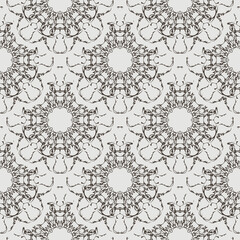 Seamless retro pattern background. Vector illustration