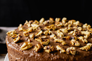 cake with chocolate