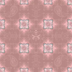 Stickers Patronen Ethnic bohemian fashion luxury paisley vector seamles tileable pattern  © Fleur*Design