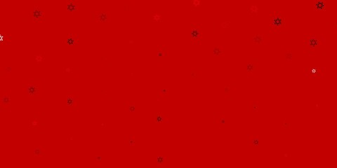 Light red vector pattern with coronavirus elements.