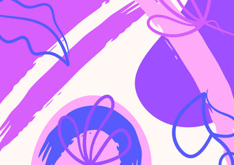 abstract minimalist aesthetic floral background