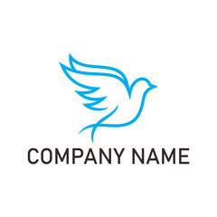Dove logo design vector icon template