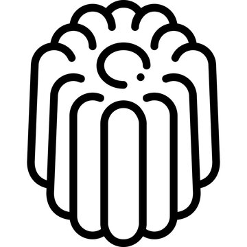 canele line icon