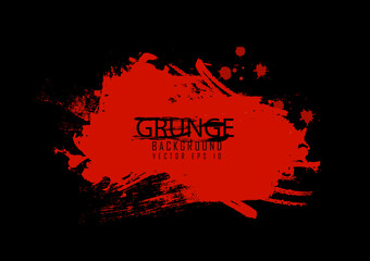Grunge Black and red Background Texture.