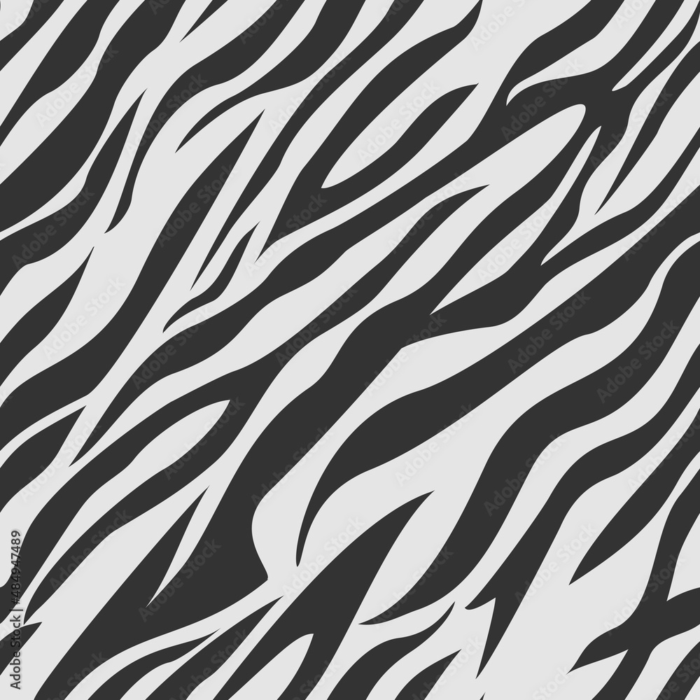 Aufkleber seamless tiger pattern. abstract background of stripes. print on fabric and textiles. endless tiger 
