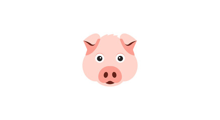 pig isolated vector emoji illustration