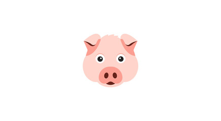 pig isolated vector emoji illustration