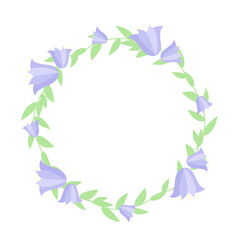 Fototapeta na wymiar spring flowers frame