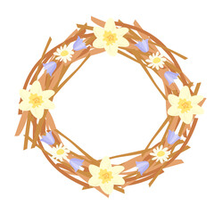 wreath of flowers