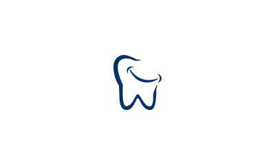 Smile Dentist Logo Design Vector Template - obrazy, fototapety, plakaty