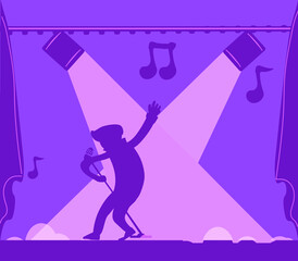 The singer.