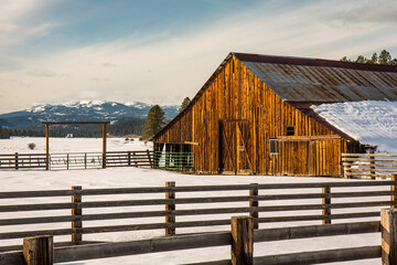 Old abandoned barn