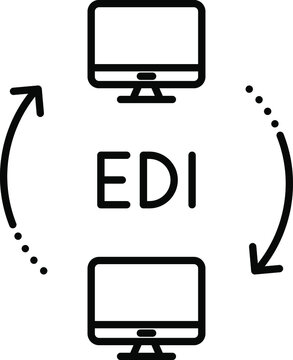 EDI, Electronic Data Interchange icon