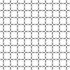 seamless white pattern background with black circles
