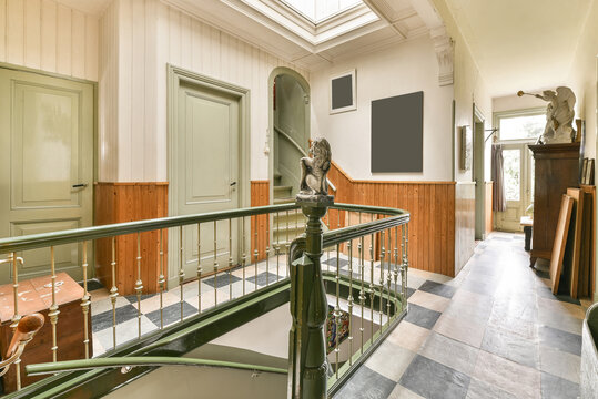 Hallway Of House In Old Fashioned Style