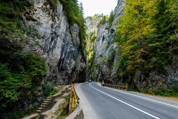 The Bicaz Canyon in Romania