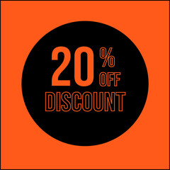 20 % discount off