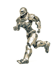 space knight is running