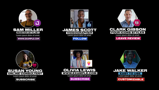 Social Media Profile Titles
