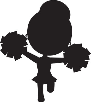 recommend clip art: cheerleader silhouette