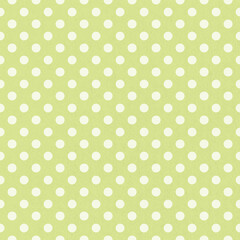 Polka dot, green polka dot craft paper seamless pattern