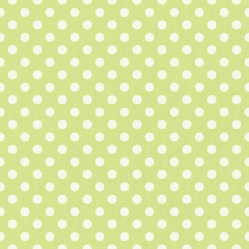Polka dot, green polka dot craft paper seamless pattern