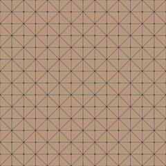 Fototapeta premium Brown geometrical abstract pattern as background 