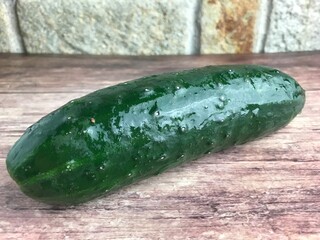 cucumber on the table