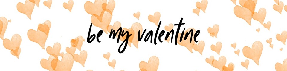 Valentine's day gift cart with be my valentine text. Love related items. Home decoration printable.