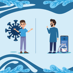 covid19 vaccination with patients