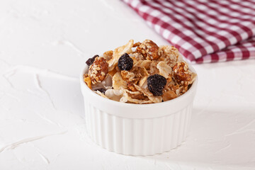 Healthy Food - Food For Breakfast; Tasty And Nutritious Organic Granola