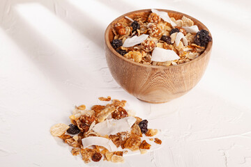 Healthy Food - Food For Breakfast; Tasty And Nutritious Organic Granola
