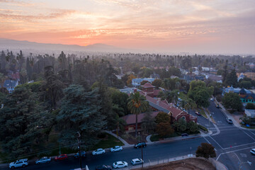 Fototapeta premium Sunset in the city