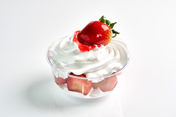 Fresas con crema