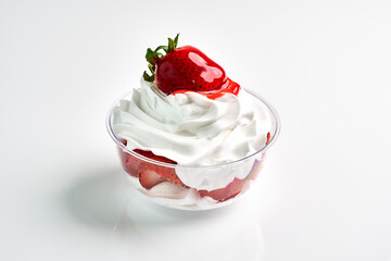 Fresas con crema