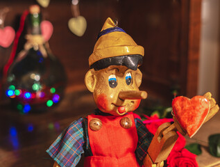 pinocchio wooden doll