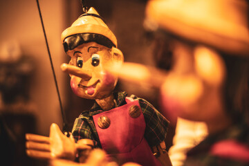 pinocchio in the mirror