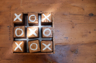 XOXO valentines day backdrop for a card, tic tac toe game